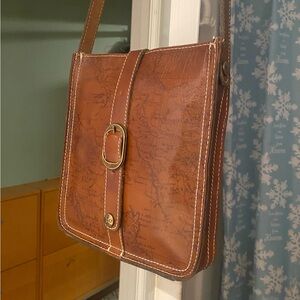Patricia Nash Venezia Crossbody Signature Map